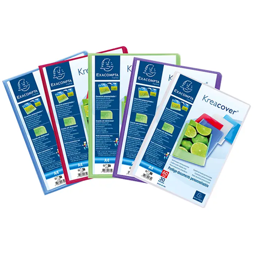 A4-presentatiemap met 60 vakjes, personaliseerbaar | Exaclair A4-presentatiemap met 60 vakjes, personaliseerbaar | Exaclair